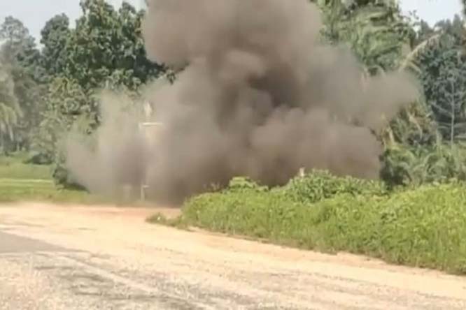 प्रेशर आईईडी विस्फाेट की फाईल फाेटाे 1